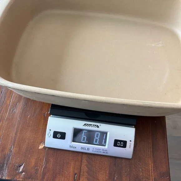 Pampered Chef Family Heritage Stoneware Rectangular Baker Roaster Pan New - Picture 9 of 9